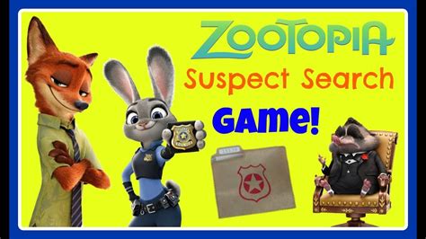 ZOOTOPIA Suspect Search Game! Disney ZOOTOPIA Family Game Night! Nick ...