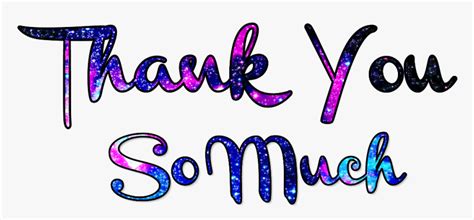 Thank You So Much Clip Art, HD Png Download , Transparent Png Image ...