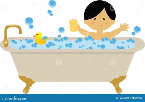 Bubble Bath stock illustration. Illustration of play - 12265422