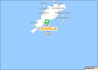 Guanaja (Honduras) map - nona.net