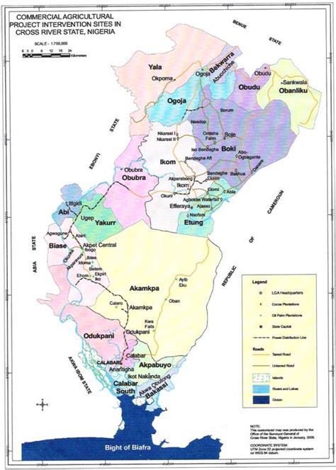 Commercial Agriculture Project Intervention Sites in Cross River State, Nigeria| African Centre ...