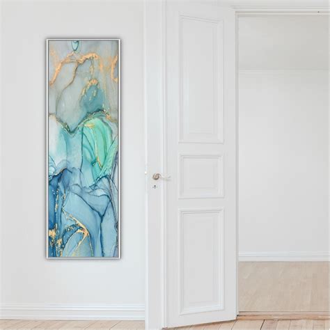 Vertical Wall Decor for Living Room Tall Skinny Art Vertical - Etsy