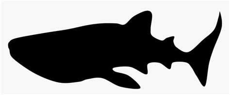 Silhouette Whale Shark Clip Art - Whale Shark Silhouette Transparent Background, HD Png Download ...