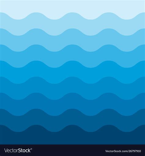 Abstract blue wave pattern background Royalty Free Vector