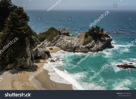 Big Sur Waterfall Beach Stock Photo 1281906514 | Shutterstock