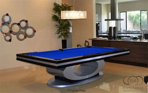 Oval Modern Pool Table | B A Pool Tables | USA Custom Made Pool Table