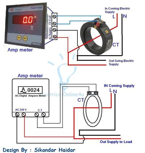 Analog Ammeter Circuit Diagram