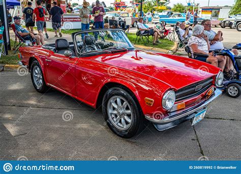 1970 Triumph TR6 Convertible Editorial Image | CartoonDealer.com #260819992