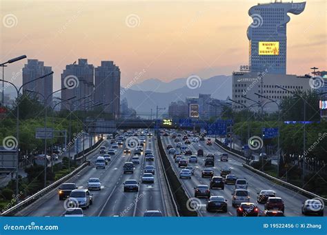 Beijing Pangu Plaza Hotel and Road Editorial Photo - Image of china ...