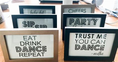 DIY Printable Adult Birthday Party Signs - South Lumina Style