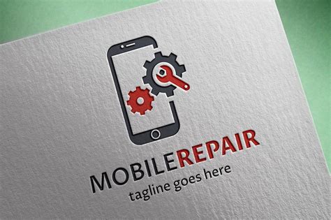 Mobile Repair Logo | Shop logo design, Business card logo, Logo templates