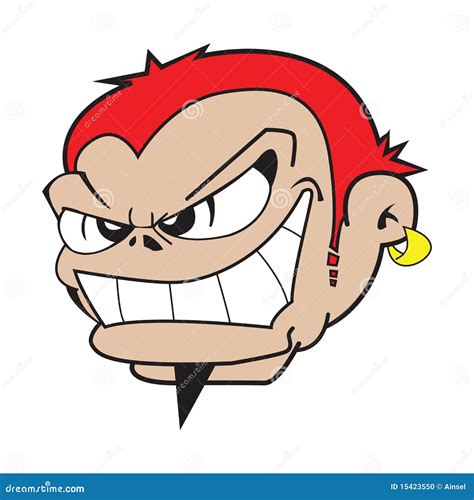 Evil Grin Boy Vector Illustration | CartoonDealer.com #15423550