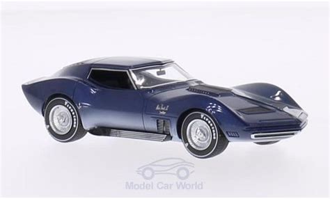 Diecast model cars Chevrolet Corvette C2 1/43 Neo Mako Shark II Concept 1965 - Alldiecast.us