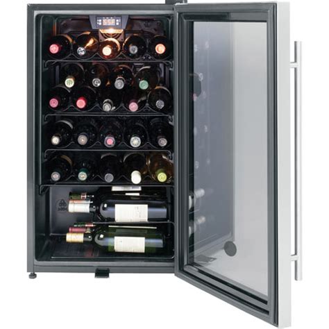 GE GWS04HAESS 30 Bottle Wine Cooler, Adjustable Temperatures ...