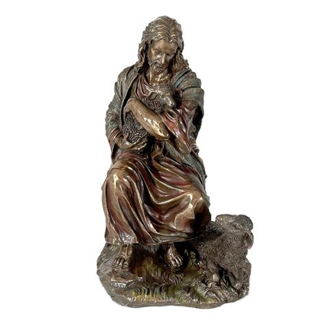 Jesus Holding Lamb Sculpture — AllSculptures