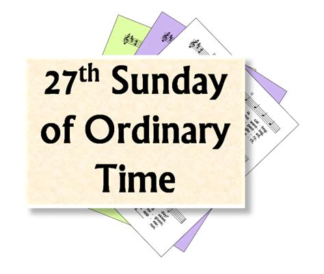 LiturgyTools.net: Hymns for the 27th Sunday of Ordinary Time, Year B