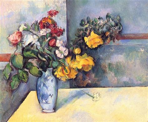 Still Life Flowers in a Vase, 1888 - Paul Cezanne - WikiArt.org