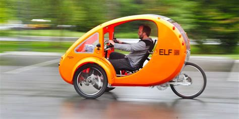 Solar powered electric bike-cars ELF and PEBL might just be weird enough to work | Electrek Uses ...