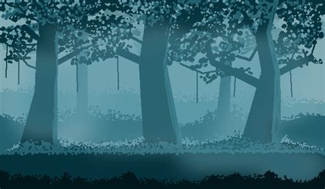 Forest Background in Pixel Art: Parallax Ready for 2D Platformer ...