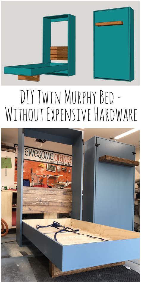 DIY Twin Murphy Beds - Without Expensive Hardware — the Awesome Orange