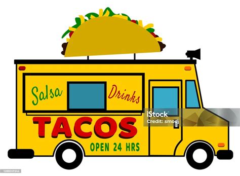 Taco Truck Stock Illustration - Download Image Now - Truck, Taco ...