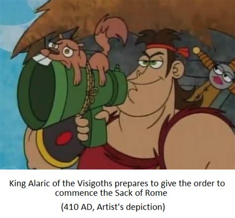 Alaric the Goth sacks Rome (410 AD) : r/fakehistoryporn