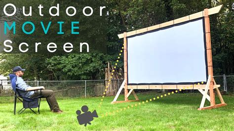 How To Build A Outdoor Movie Screen - Encycloall