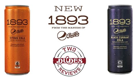 New Pepsi 1893 flavors - Citrus Cola & Black Currant Cola - Two Dudes Reviews - YouTube