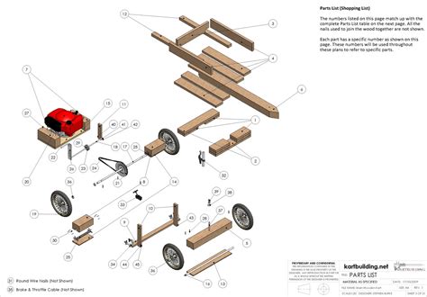 Wood go kart plans