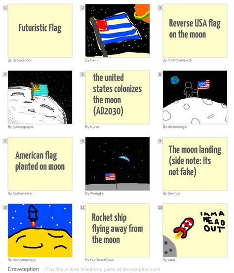 Futuristic Flag - Drawception