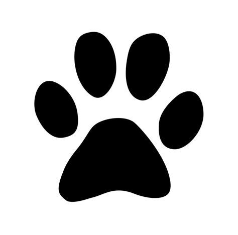 Paw Print Vector Icon 79896 Vector Art at Vecteezy