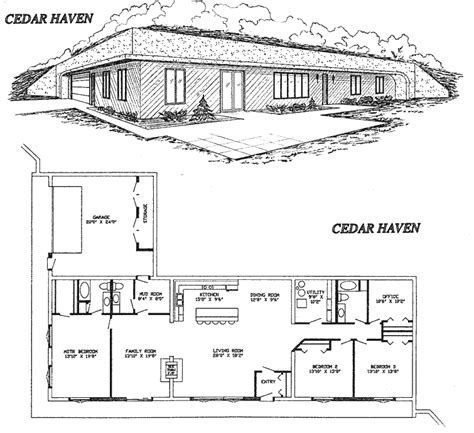 Earth Berm House Plans Collection - Home Floor Design Plans Ideas