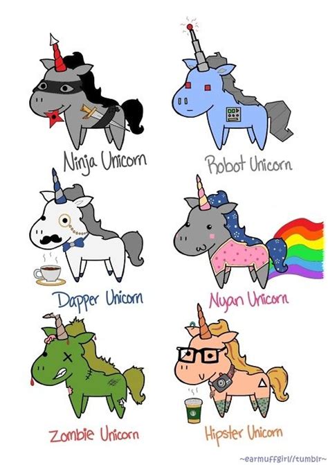 And most people think that there is only one kind of unicorn! And please comment what ur fav one ...