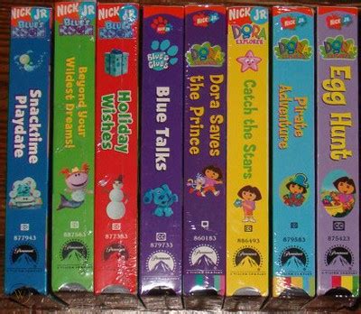 Lot Of Nick Jr Vhs Tapes Dora The Explorer Blues Clues | The Best Porn Website