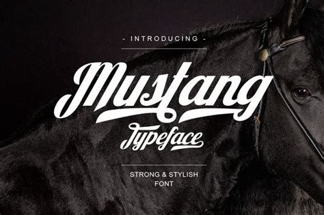 Mustang Font Free - Dafont Free