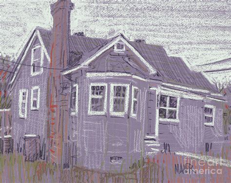 Abandoned House Drawing by Donald Maier - Fine Art America