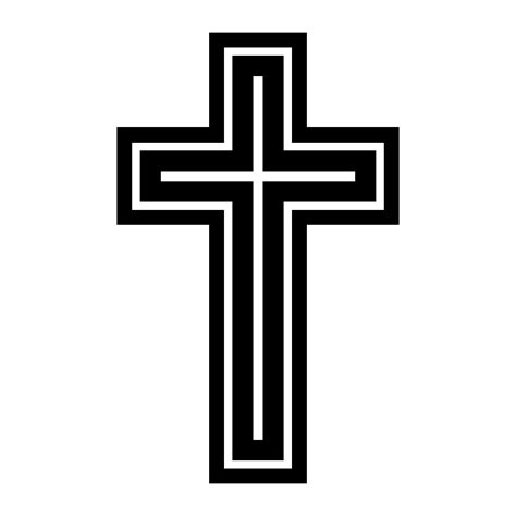 Christian Cross 551690 Vector Art at Vecteezy