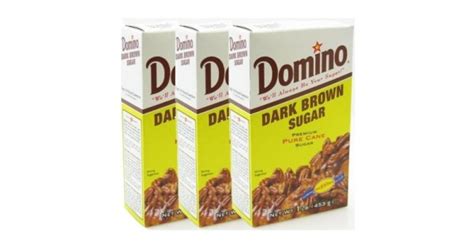 Domino Dark Brown Sugar 1Lb. Box (3-Pack)