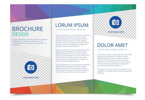 Tri Fold Brochure Vector Template - Download Free Vector Art, Stock Graphics & Images