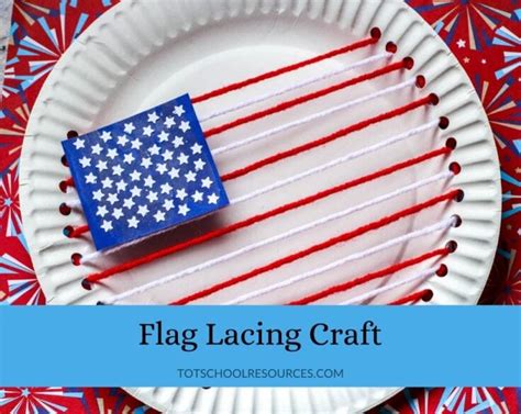 10 Easy American Flag Crafts {for Preschoolers} - totschoolresources.com