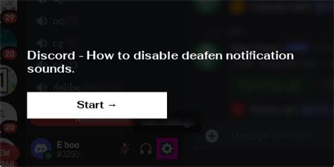 Discord - How to disable deafen notification sounds.