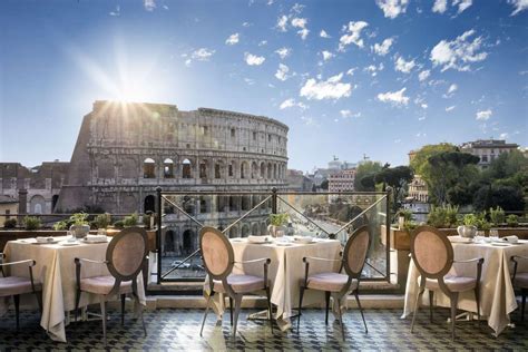 Michelin star rooftop restaurant Rome | Aroma - Palazzo Manfredi ...