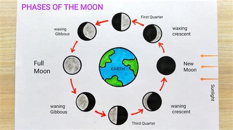 Moon And Earth Diagram