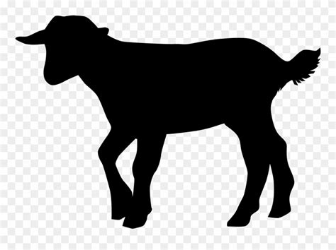 Nubian Dairy Goat Silhouettes Clipart - Png Download (#2317275) - PinClipart