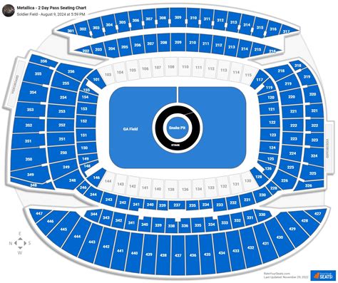 Soldier Field Concert Seating Chart - RateYourSeats.com