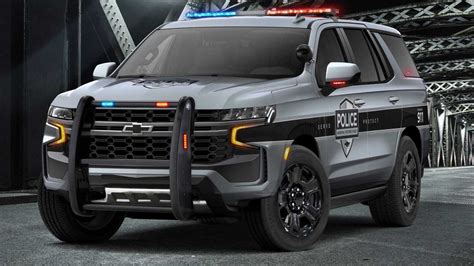 Así es el nuevo Chevrolet Tahoe de policía, con motor V8 de 5,3 litros