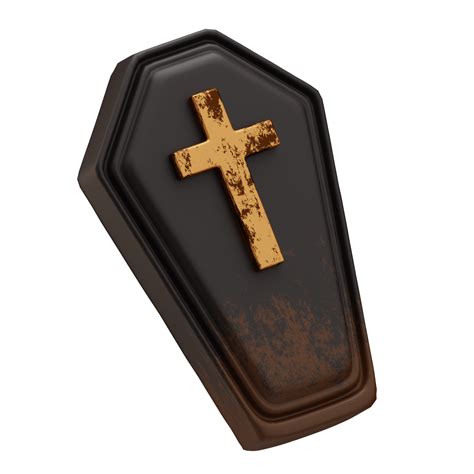 Coffin Halloween Icon, 3d Illustration 11654780 PNG