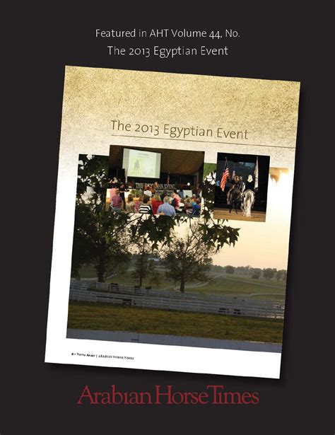 2013 Egyptian Event Show by Arabian Horse Times - Issuu