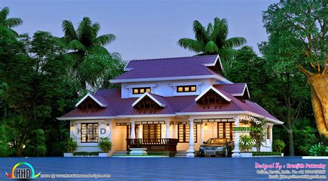 Outstanding 4 BHK Traditional Kerala home - Kerala Home Design and Floor Plans - 9K+ Dream Houses