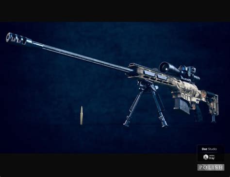 Urban Sniper Rifle | 3d Models for Daz Studio and Poser